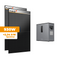 Balkonkraftwerk Aiko 460 Bifacial Glas/Glas mit Hoymiles MS-A2 2240Wh Batteriespeicher-Wechselrichter
