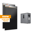 Balkonkraftwerk Aiko 460 Bifacial Glas/Glas mit Hoymiles MS-A2 2240Wh Batteriespeicher-Wechselrichter