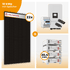 PV Komplettset 10 kWp – 22 x Jolywood 455 Full Black & Deye SUN-10K-SG05LP3-EU-SM2 opt. Deye SE-G5.1 pro B - LV Speicher