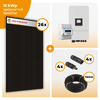 PV Komplettset 12 kWp – 26 x Jolywood 455 Full Black & Deye SUN-12K-SG05LP3-EU-SM2 opt. Deye SE-G5.1 pro B - LV Speicher