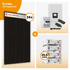 PV Komplettset 12 kWp – 26 x Jolywood 455 Full Black & Deye SUN-12K-SG05LP3-EU-SM2 opt. Deye SE-G5.1 pro B - LV Speicher