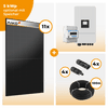PV Komplettset 5 kWp – 11 x Aiko 470 Neostar 3S+ & Deye SUN-5K-SG05LP3-EU-SM2 opt. Deye SE-G5.1 pro B - LV Speicher