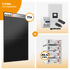PV Komplettset 5 kWp – 11 x Aiko 470 Neostar 3S+ & Deye SUN-5K-SG05LP3-EU-SM2 opt. Deye SE-G5.1 pro B - LV Speicher