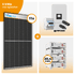 PV Komplettset 5 kWp – 11 x Trina 455 Black Frame & Deye SUN-5K-SG05LP3-EU-SM2 opt. Deye SE-G5.1 pro B - LV Speicher