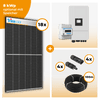 PV Komplettset 8 kWp – 18 x Trina 455 Black Frame & Deye SUN-8K-SG05LP3-EU-SM2 opt. Deye SE-G5.1 pro B - LV Speicher