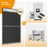 PV Komplettset 10 kWp – 22 x Trina 455 Black Frame & Deye SUN-10K-SG05LP3-EU-SM2 opt. Deye SE-G5.1 pro B - LV Speicher