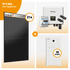 PV Komplettset 10 kWp – 21 x Aiko 470 Neostar 3S+ & Solax X3 Hybrid opt. T-BAT SYS Speicher