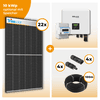 PV Komplettset 10 kWp – 22 x Trina 455 Black Frame & Solax X3 Hybrid opt. T-BAT SYS Speicher