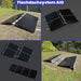 ALL-IN-ONE 3-in-1 Flachdach Montagesystem Halterung für Balkonkraftwerk (Kies, Granulat & Begrünung) für 2 Module