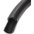 DIETZEL PVC-Panzerflexrohr, Ø32mm, biegsam, mittel, Turborillen, schwarz, 25m