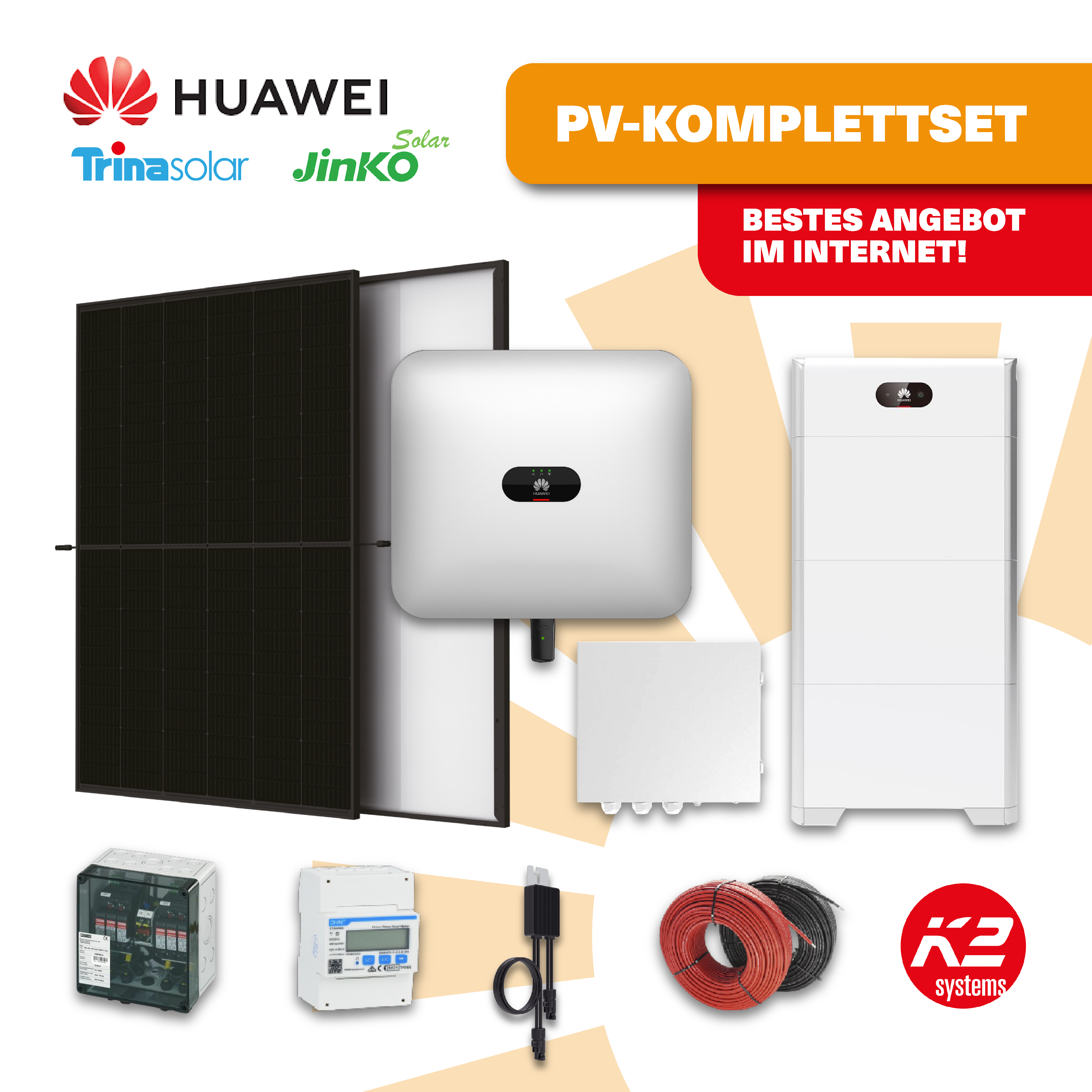 HUAWEI 5-15 kWp Photovoltaikanlage Komplettset