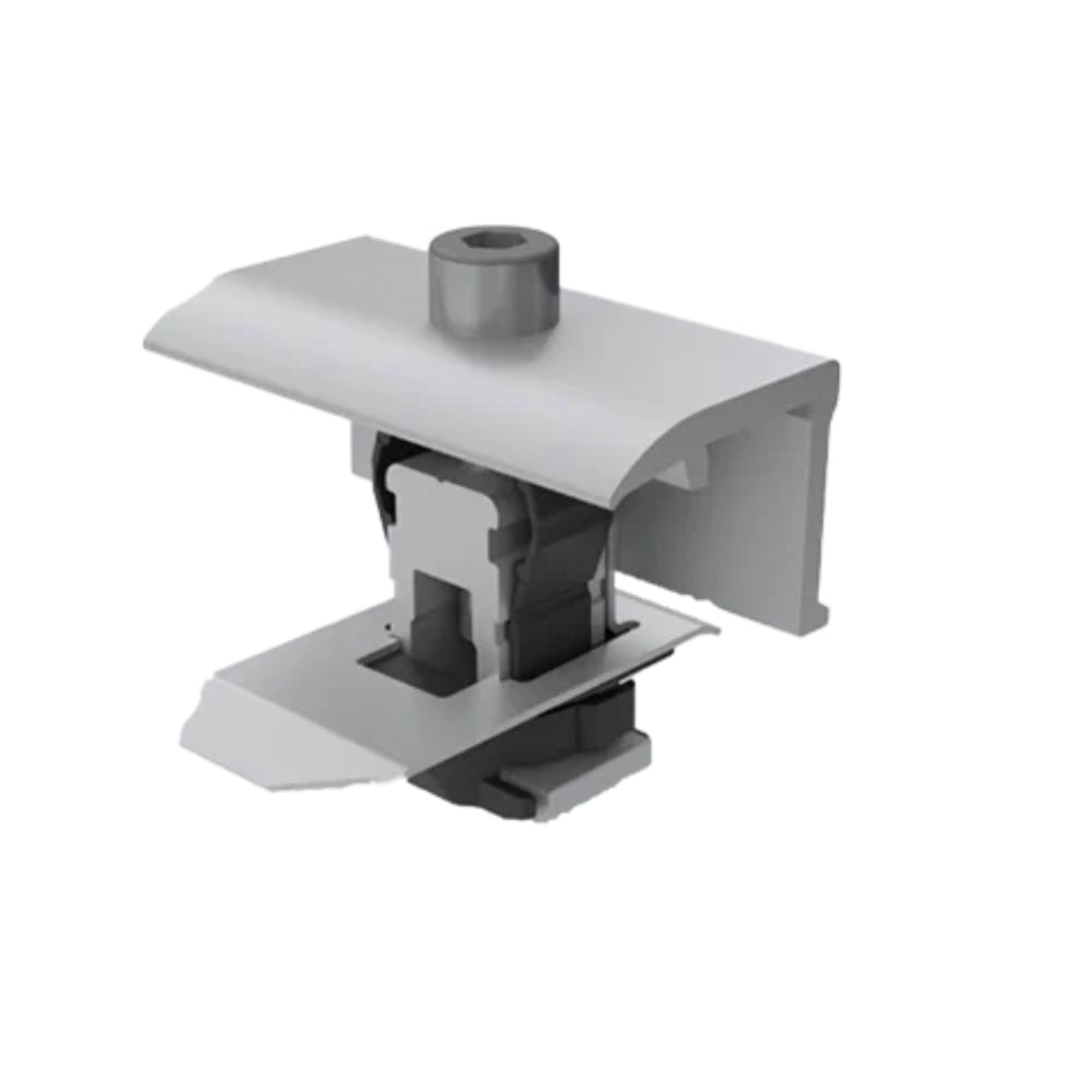 K2 Systems EC SET Clamp 25-40 Endklemme, silber