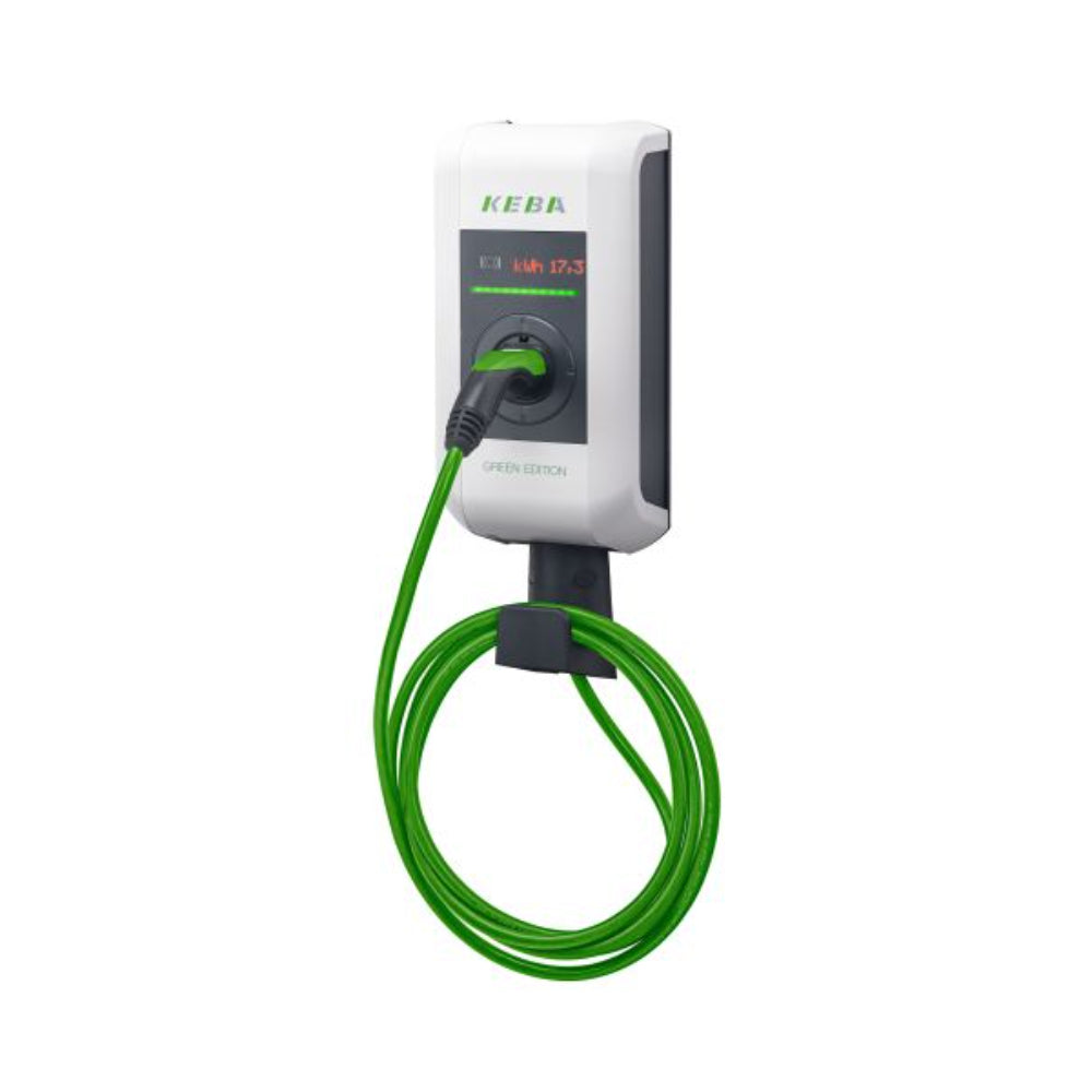 KEBA P30 Dienstwagen-Wallbox 6m Kabel 11 kW-RFID-ME-WLAN-GREENEDI