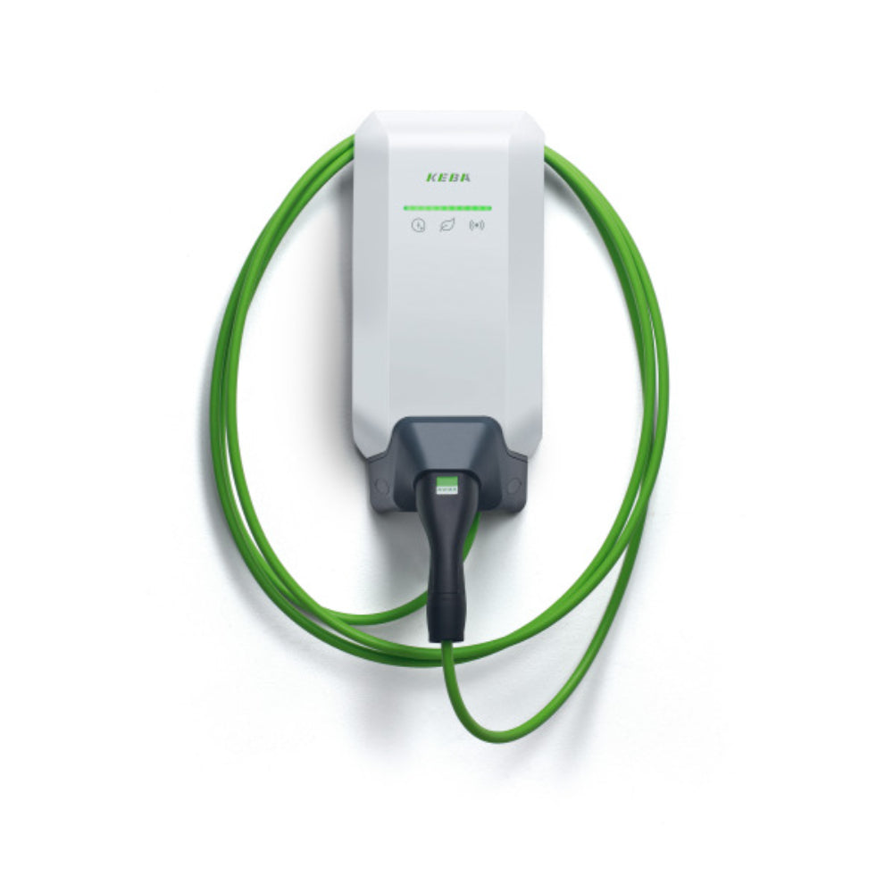 KEBA P40 weiß 11kW-3phasig cable 6m BLE-WiFi RFID