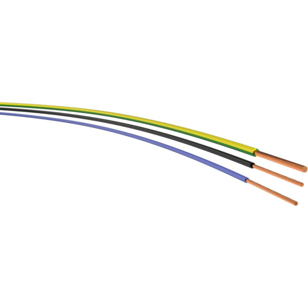 PVC-Verdrahtungsleitung H07V-K (Yf) einfärbig 10 Blau Eca 50m