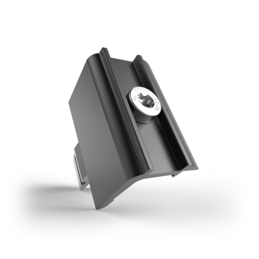 SCHLETTER Rapid16 Endklemme H 30-40, Schwarz eloxiert