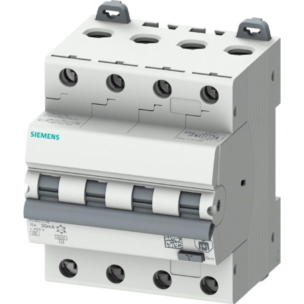 SIEMENS EP MS! FI/LS-Schalter, 6 kA, 4P Typ A, 30 mA, C-Char, In: 16A