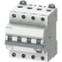 SIEMENS EP MS! FI/LS-Schalter, 6 kA, 4P Typ A, 30 mA, C-Char, In: 16A