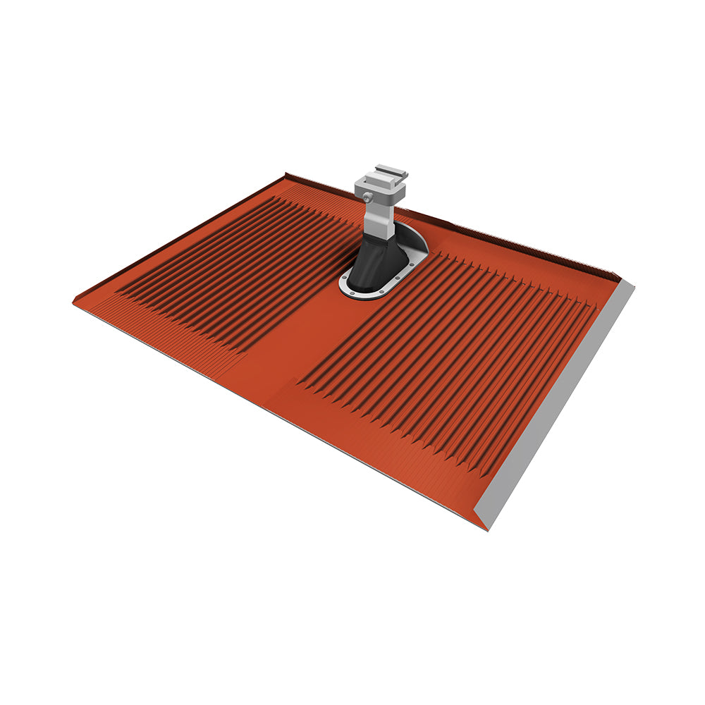 SL Rack Alpha-Platte, Farbe Ziegelrot RAL 8004, flexibler Dachersatzziegel inklusive Dachanbindung, 430 mm Decklänge