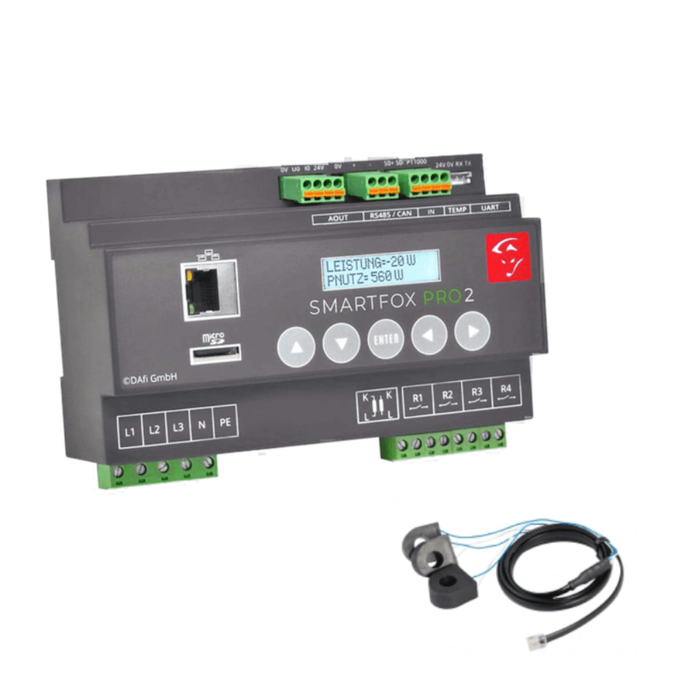 SMARTFOX Pro 2 Energiemanager inkl. Stromwandler 80A 3Y – Solarvie