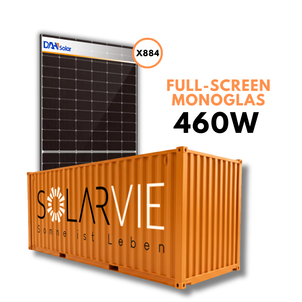 DAH Solar 460W Full-Screen Monoglas (Container = 884 Stück)