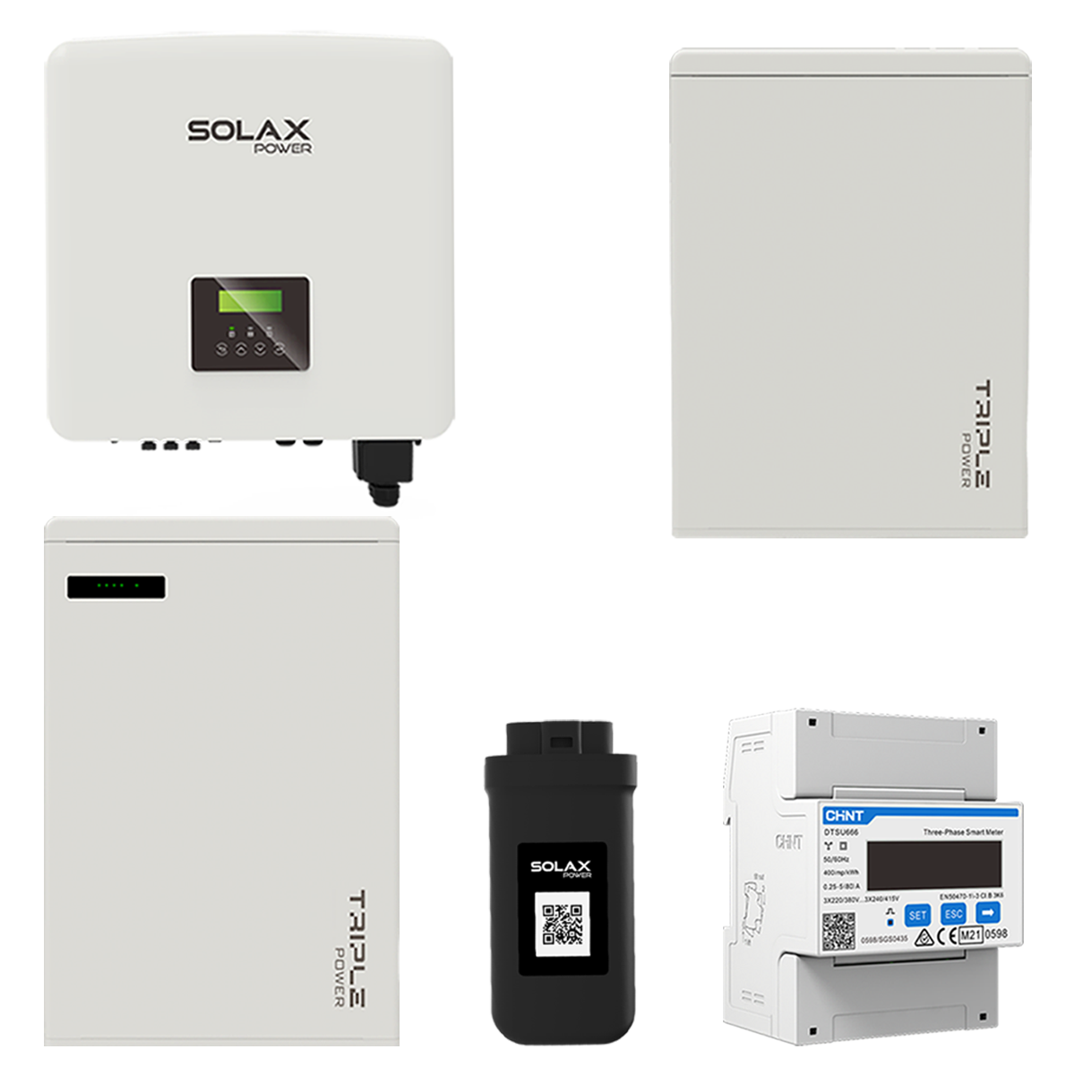 SolaX X3 G4 15 kW Hybridwechselrichter mit T58 ( 11,5 kWh - 23 kWh ) Speicher und Smartmeter Solarspeicher Set