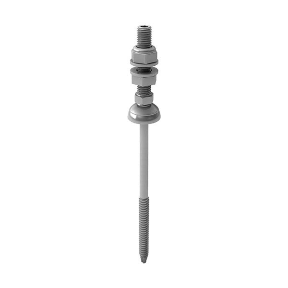 K2 Systems Solarbefestiger für Stahl mit Bohrspitze, vormont RF HB ST - M8x195 - 70mm - FZD