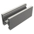 Varista Montageschiene 3936, Länge 4,35 m, Aluminium grau