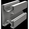 Varista Montageschiene 7045, Länge 4,35 m, Aluminium grau