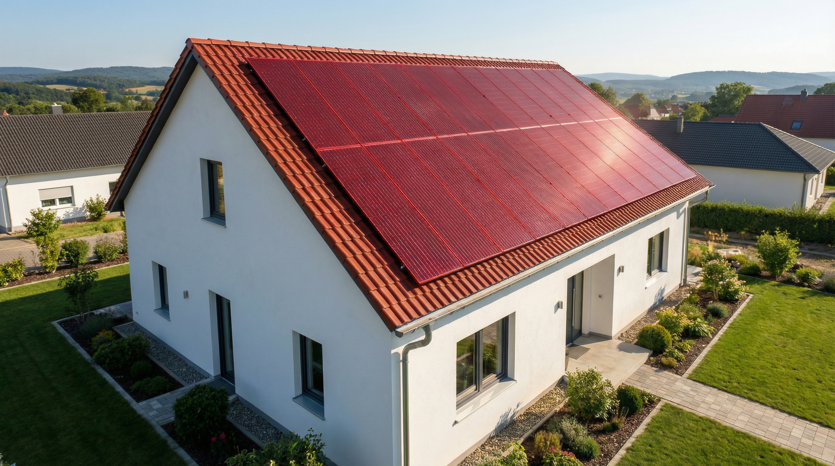 DAH Solar 400W terracotta Doppelglas (ROTES PV MODUL)