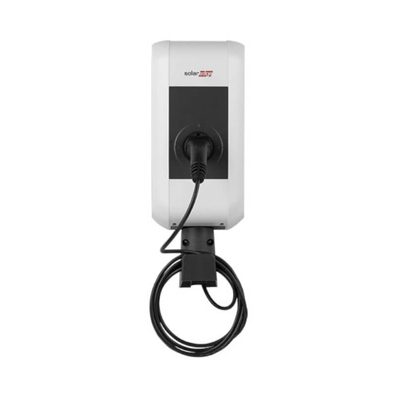 SolarEdge SMART ENERGY EV-LADEGERÄT Wallbox, E-Ladekabel und halter